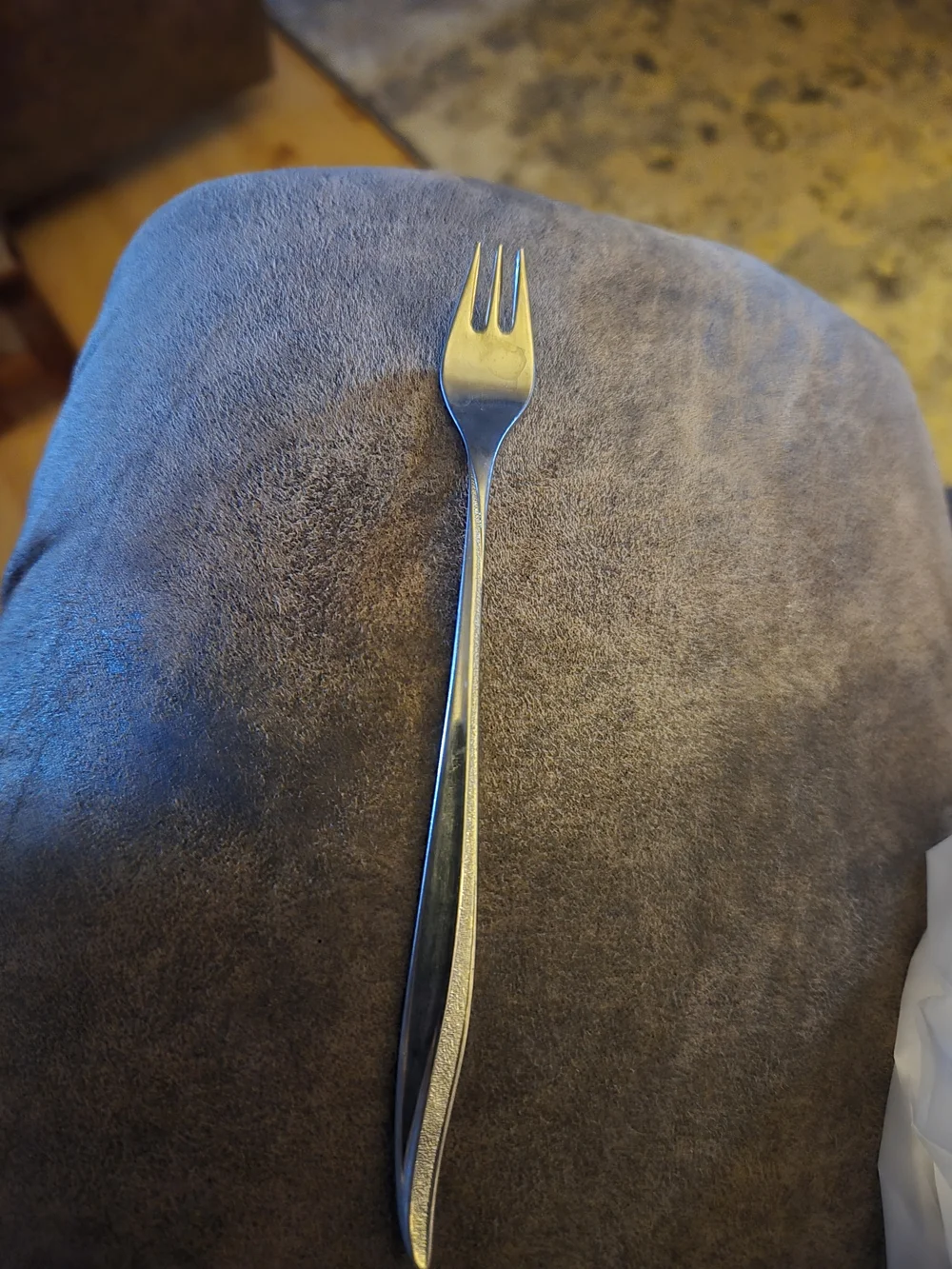 Oneida Silver Three-Tine Cocktail Fork